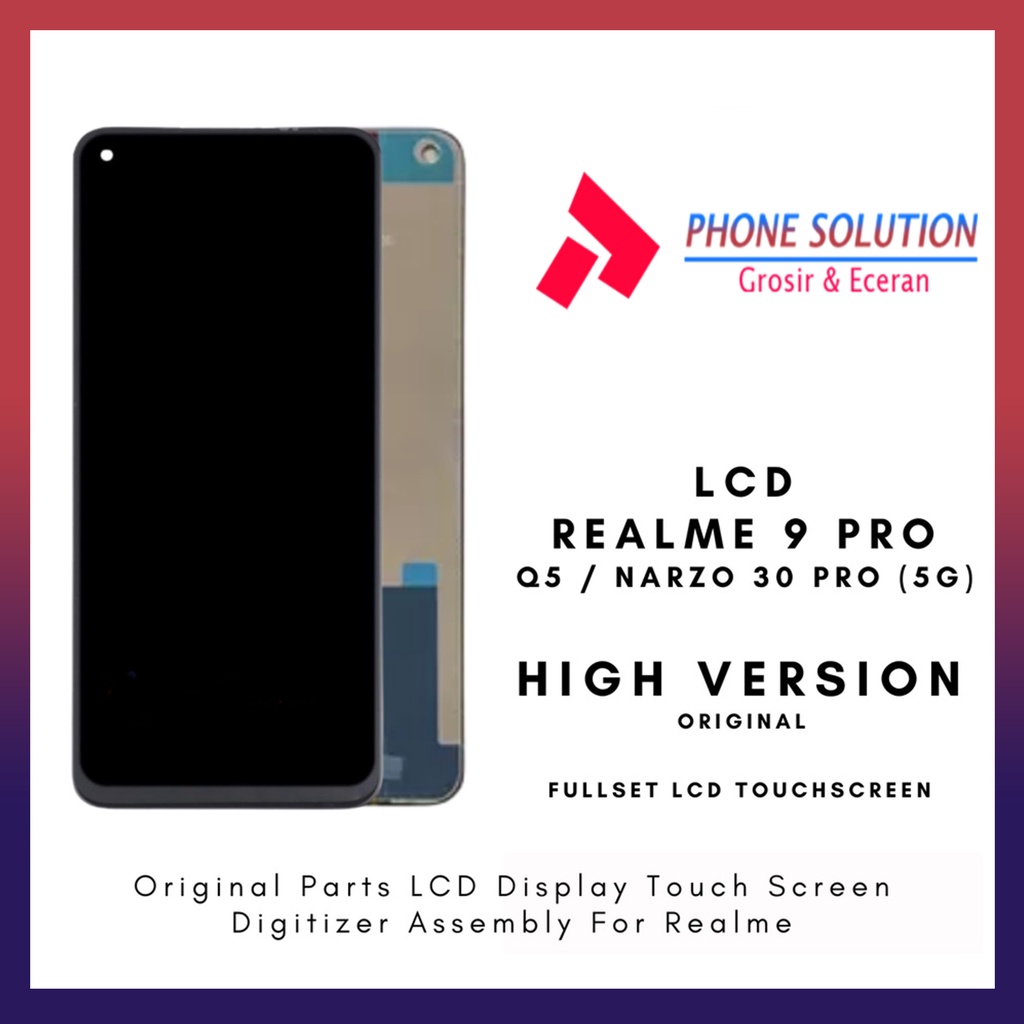LCD Realme 9 Pro / LCD Realme Q5 / LCD Narzo 30 Pro (5G) Fullset Touchscreen Original 100% // Supplier LCD Oppo - Garansi 1 Bulan
