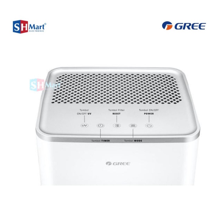 TERLARIS AIR PURIFIER GREE UV ANTI VIRUS KILLER ION PLASMA GFC200AANA (MEDAN)
