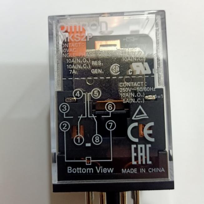Relay Omron Original MK2P - I input: 220V Ac (100℅ ORI) + socket