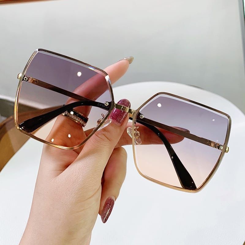 BAJ Kacamata Hitam Pria Wanita Metal Women Sunglasses New Arrival Import Fashion KC043