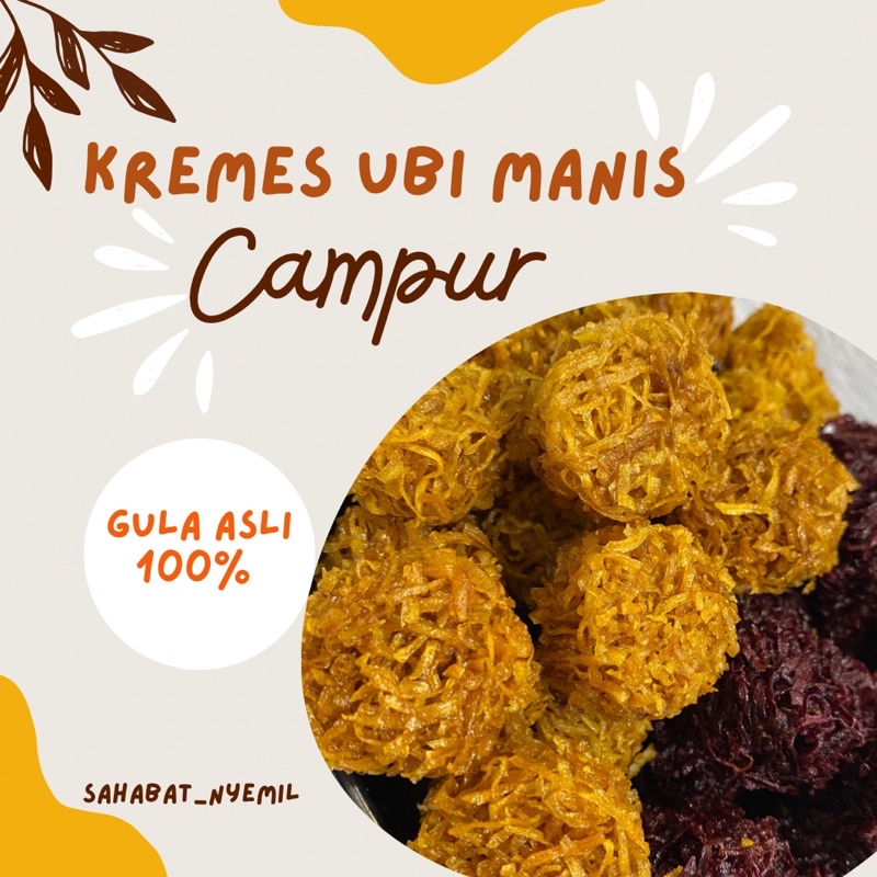KREMES UBI ISI 40 / KREMES UBI MANIS ENAK DAN RENYAH