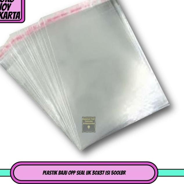 

Plastik Baju OPP SEAL uk 30x37 isi 500lbr