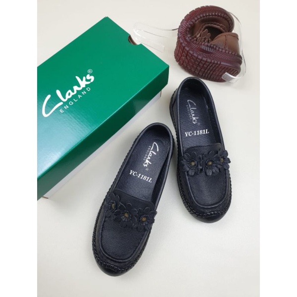 CLARKS / Clarks sepatu YC-1181L Leather / Clarks sepatu wanita melati