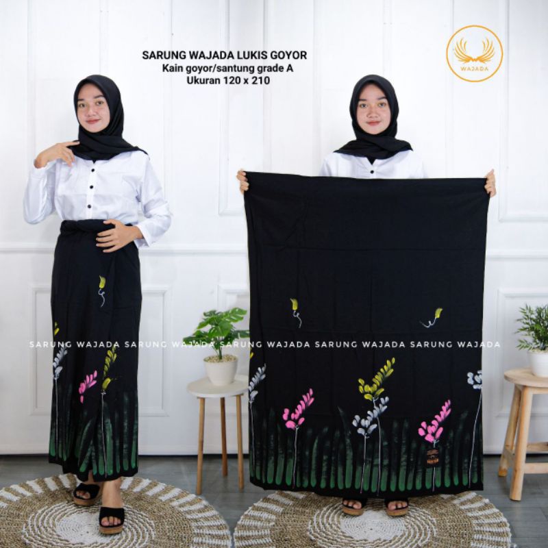 Sarung Wanita Sarung Goyor Lukis Sarung Goyor Wanita Big Size
