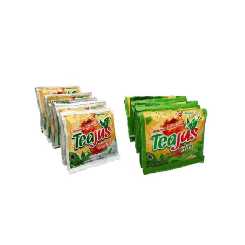 Tea Jus Minuman Serbuk Teh All Varian 1 Renceng isi 10 Pcs