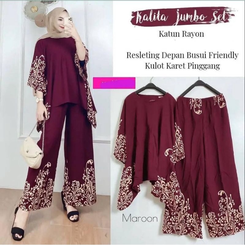 Stelan Batik Ayodha - STELAN WAKA KALITA JUMBO SET