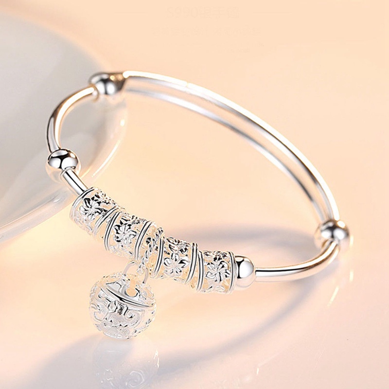 Fancyqube Gelang Bangle 925 Silver Desain Dream Catcher Untuk Wanita