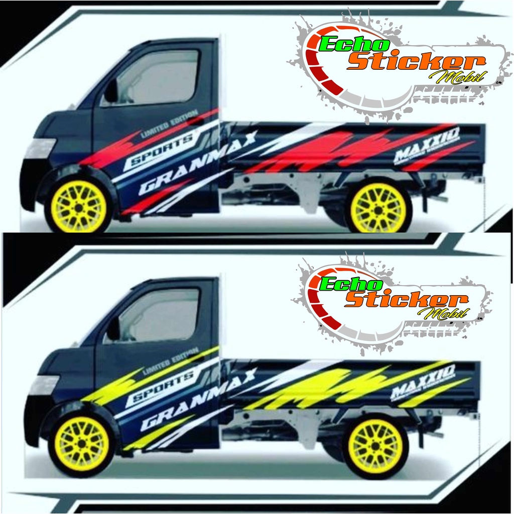 cuting sticker mobil keren pick up grand max cutom dll