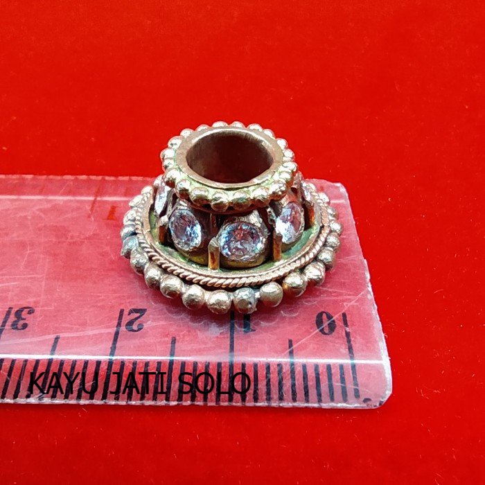 Mendak Keris Parijata Motif Solo Tembaga KJS