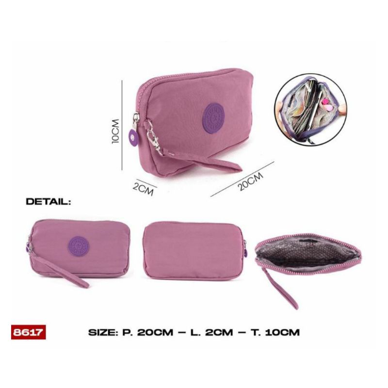 Pouch organizer kp 8617 bankbook dompet hp kartu import termurah cyutebags