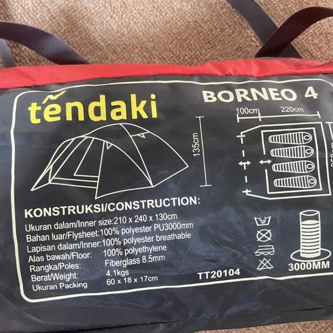 Jual Tendaki Borneo Tenda Camping P Keluarga Not Mis Lwy Compass Compas Shopee Indonesia