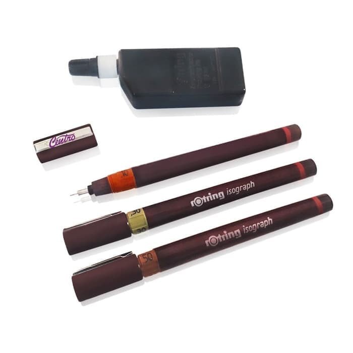 

Rotring Rapido Set 0.1/0.3/0.5 [Populer]