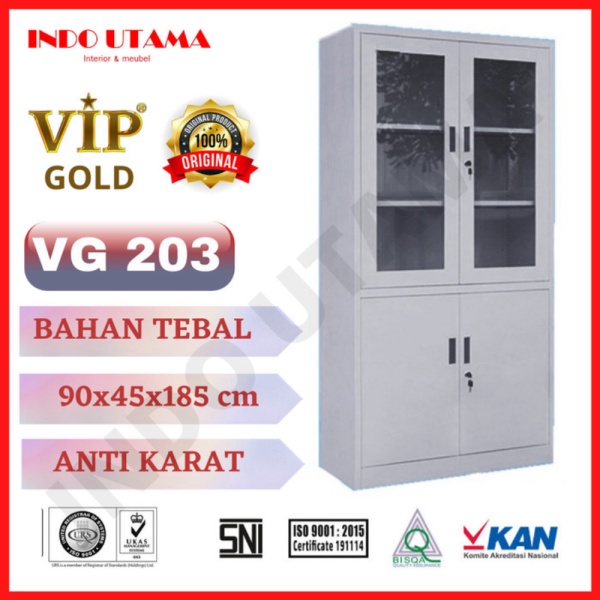 Dijual parts LEMARI BESI KACA FILLING CABINET ALMARI KANTOR KOMBINASI VIP VG Limited