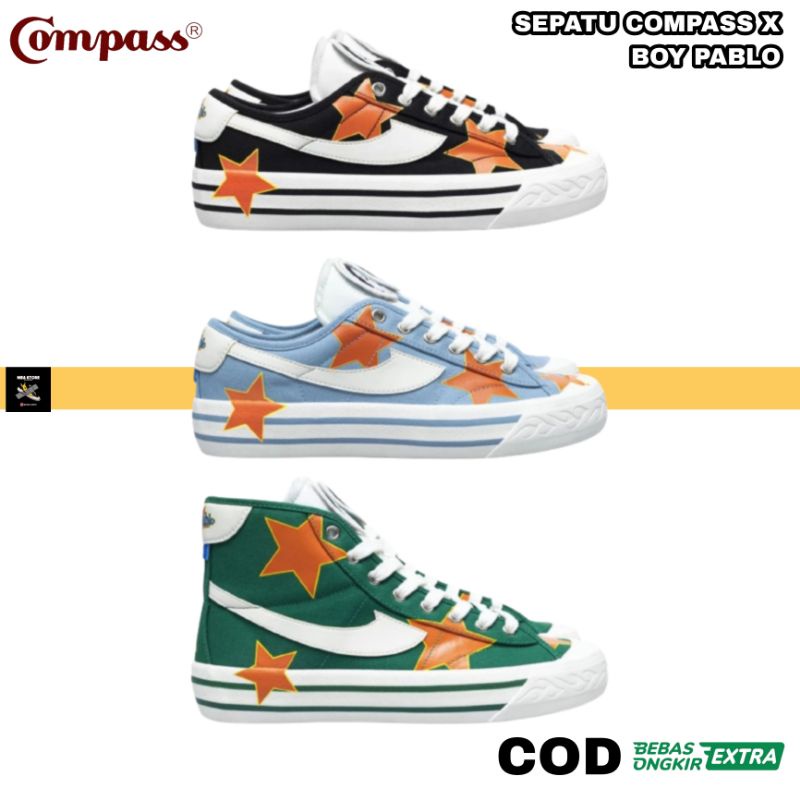 Jual SEPATU COMPASS X BOY PABLO WHO'S PABLO ARE YOU TODAY / SOY PABLO