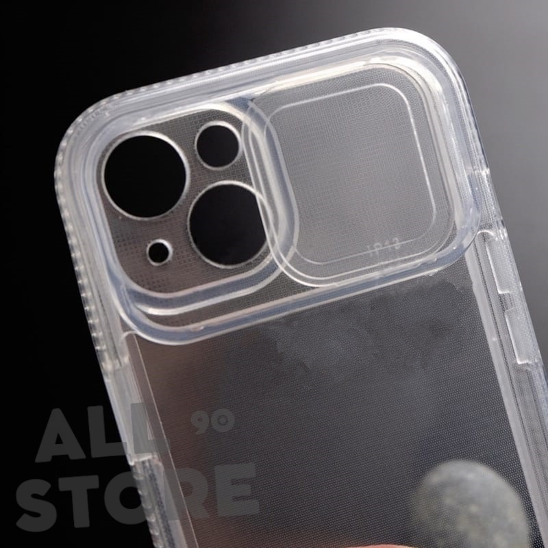 2in1 ANTI BUMP SLIDE CAMERA DOUBLE LAYERS SOFTCASE IPHONE 14 / 14 Pro / 14 Pro Max / 13 / 13 Pro / 1
