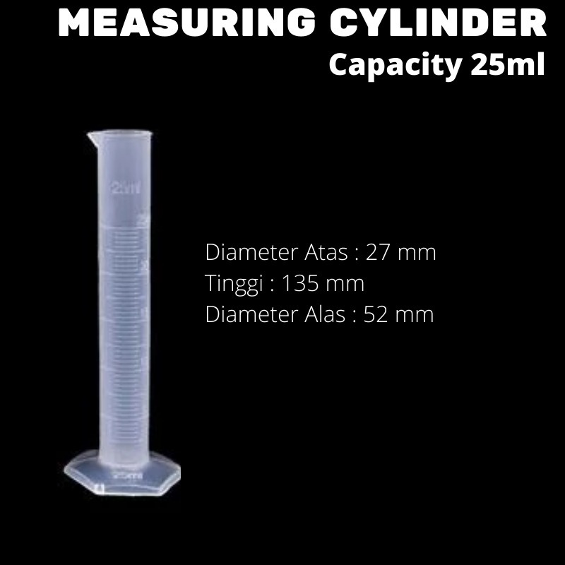 Gelas Ukur Plastik Silinder Lab Tabung Ukur Measuring Bentuk Labu Erlenmeyer Gelas Takar Murah 10ml 25ml 50ml 100ml