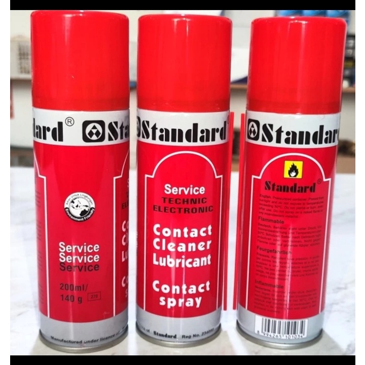 Jual Contact Cleaner Lubricant / Contact Spray Standard 200ml / 140g Shopee Indonesia