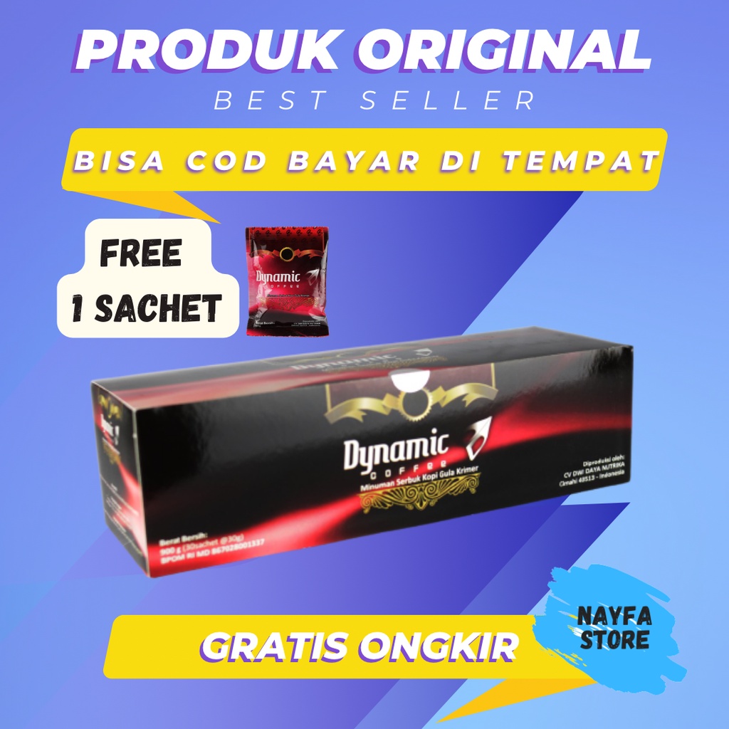 Jual KOPI DYNAMIC ORIGINAL 30 SACHET - DYNAMIK DYNAMIC COFFE 30 SASAET ...