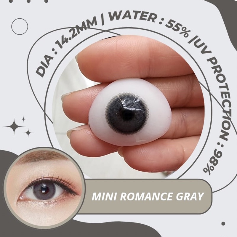 softlens pusbel romance Gray &amp; brown original korea