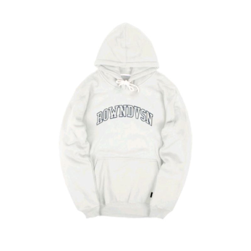 Rowndvsn Hoodie Pullover List White - Black