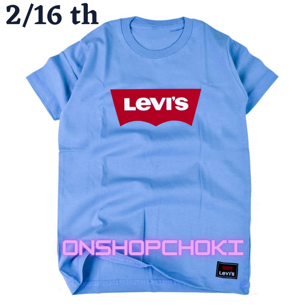 KAOS ANAK UNISEX  CEWEKCOWOK &lt;GAMBAR LEVI5&gt;  KAOS ANAK DISTO  ATASAN 2-16 TAHUN