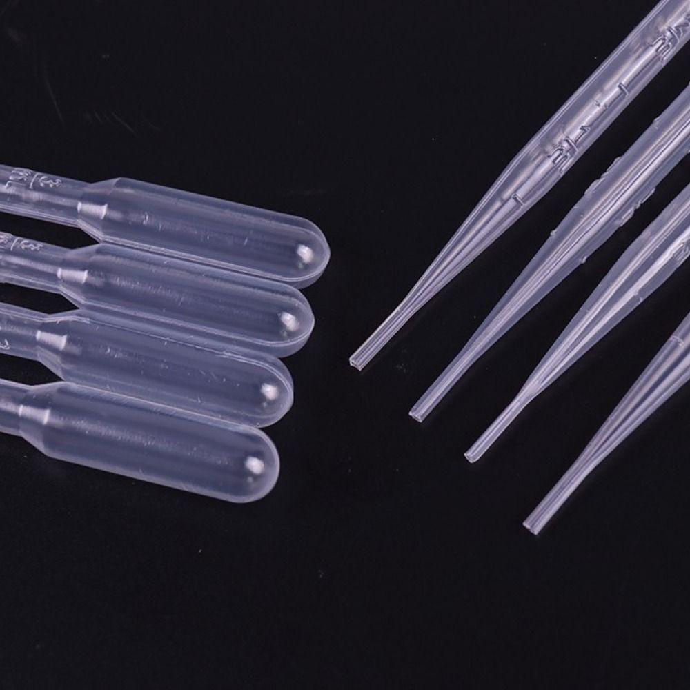 Mxbeauty Pipet Gradasi Plastik Transparan Polyetilen Kimia Pipet Mata Alat Makeup Pipet Laboratorium