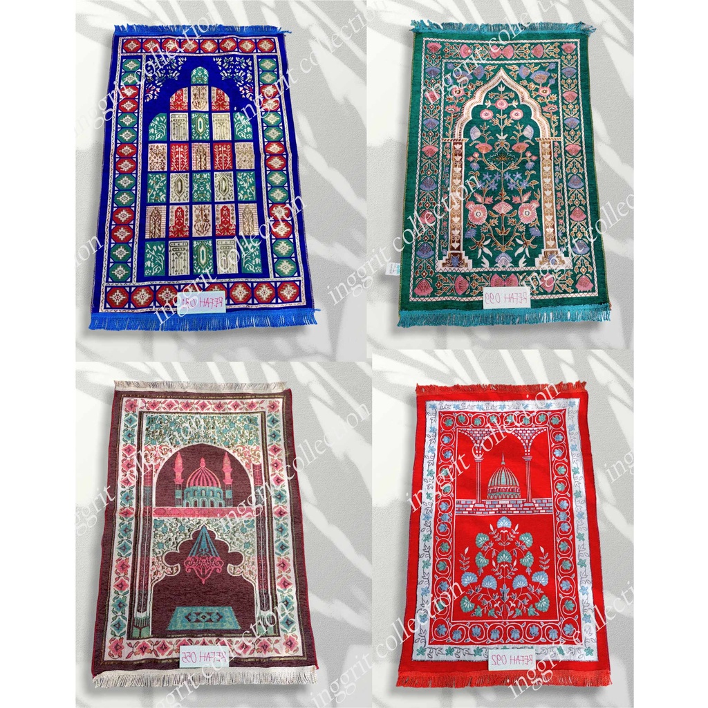 GROSIR SAJADAH TURKEY TRAVELING TURKI DEWASA, SAJADAH SABLON OLEH-OLEH,SOUVENIR