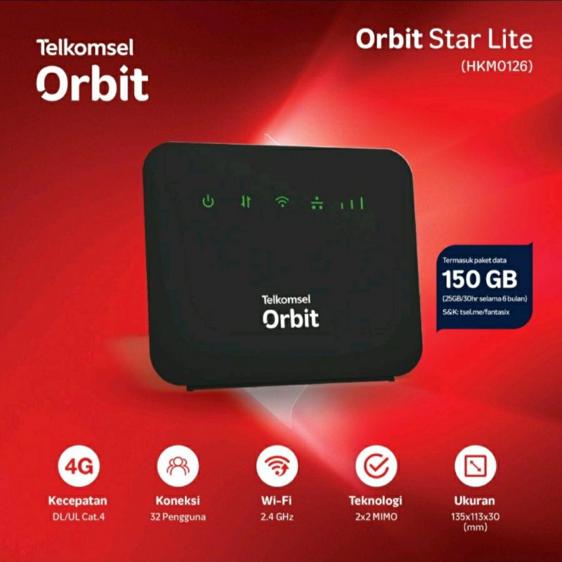 Orbit HKM0126 Router 4G LTE Star Lite SIM Card N4