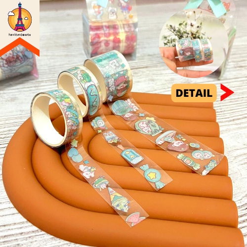

Paket Sticker Washi Tape SZ-15 Lucu Model Cewe Sweet Hewan Import Funny Fancy Stuff Best Gift Stationery For School Alat Tulis Kantor Sekolah Ready Grosir Kado Ulang Tahun READY COD