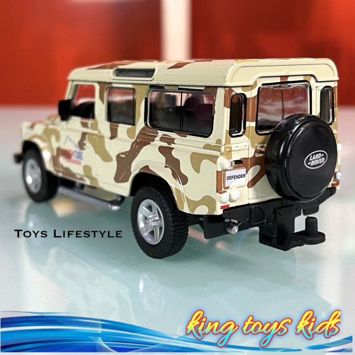 BARU / Mobil RMZ City Diecast Land Rover Defender - Khaki