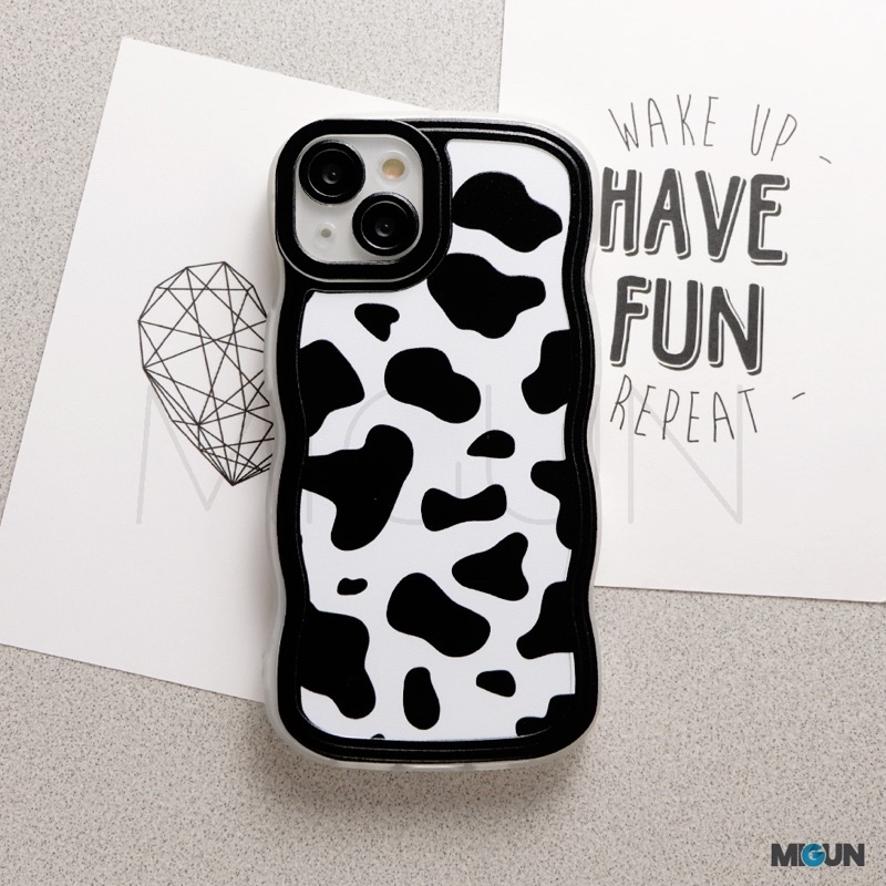 New! Wavy Zebra Moo - Softcase Fullcover for iPhone 7 8 SE2020 7+ 8+ X XS XR XSMAX 11 11PRO 11PROMAX 12 13 PRO PROMAX 14 14PLUS 14PRO 14PROMAX