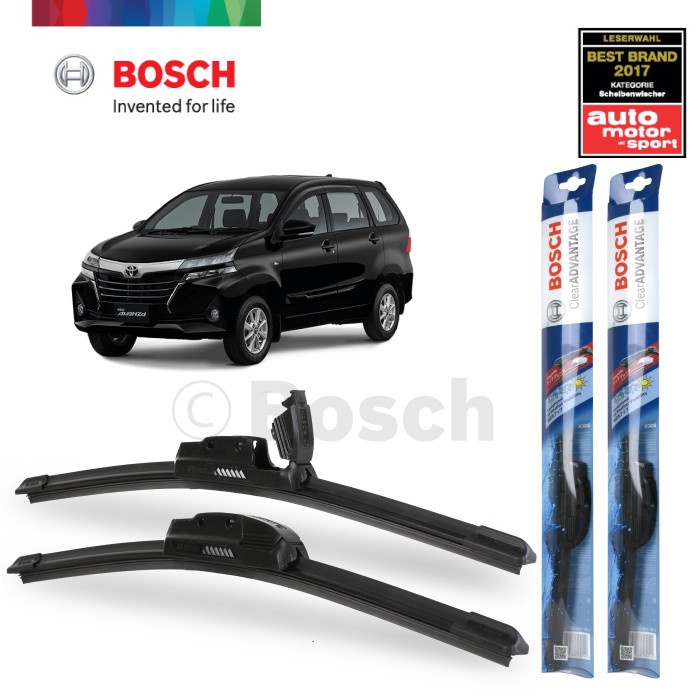 Wiper Wiper Mobil Frameless Toyota New Avanza 2013-On Bosch Clear Advantage