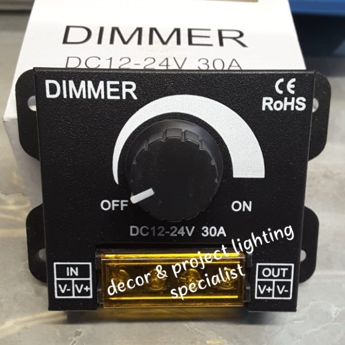 Dimmer 30A 12 - 24 Volt Dc
