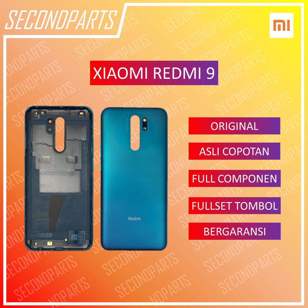 BACKDOOR CASING COVER TUTUP BELAKANG XIAOMI REDMI 9 ORIGINAL COPOTAN