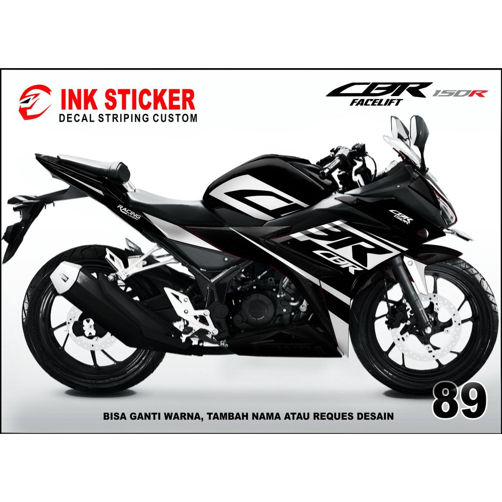 Sticker Decal CBR150 Facelift New 89 Fullbody