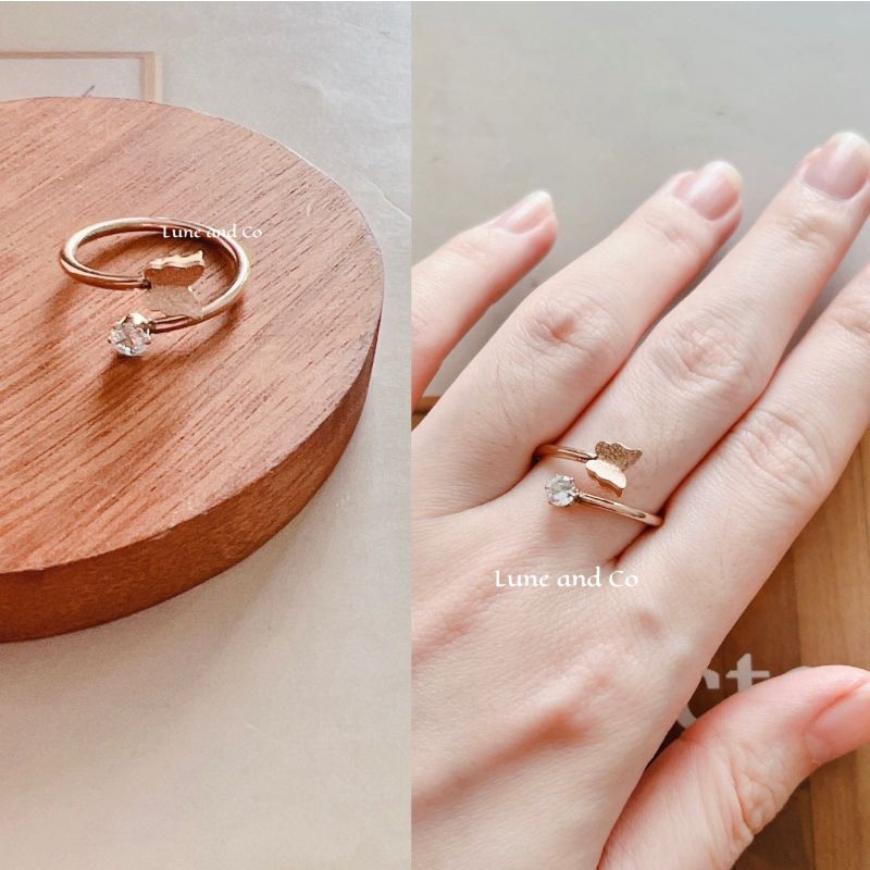 Cincin Kupu Ulir Fashion Titanium CS268