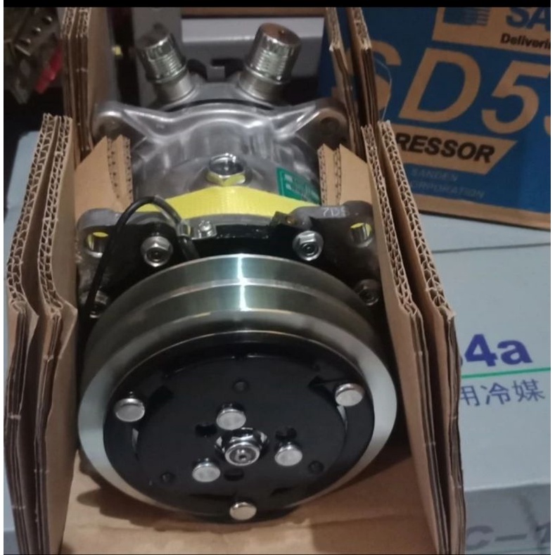 kompresor kompresor AC Sanden 507 12v 12volt original asli sanden