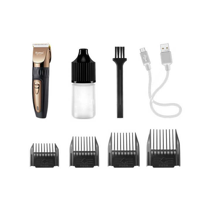 Cukuran Rambut Kemei KM-1255 Profesional Hair Clipper Pria Rechargeable