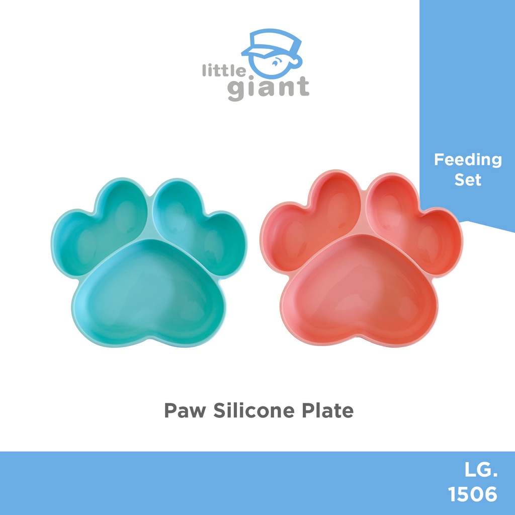 Little Giant Paw Silicone Plate Piring Makan Anak Silikon LG.1506