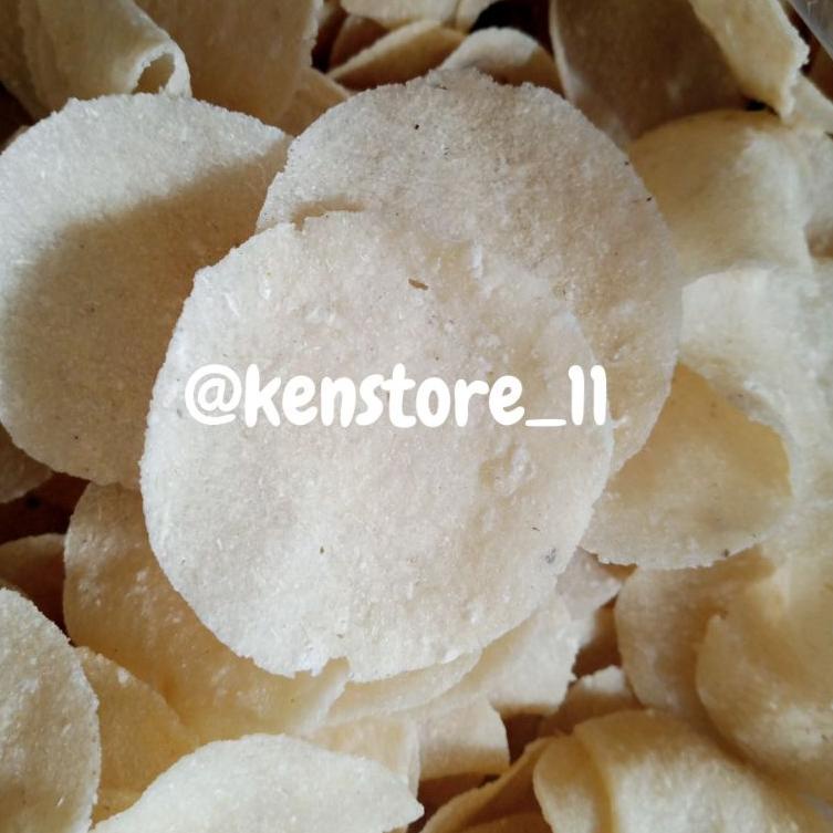 

¥ Kerupuk kentang Besar / kerupuk mentah / kemasan repack (250 gr) ム