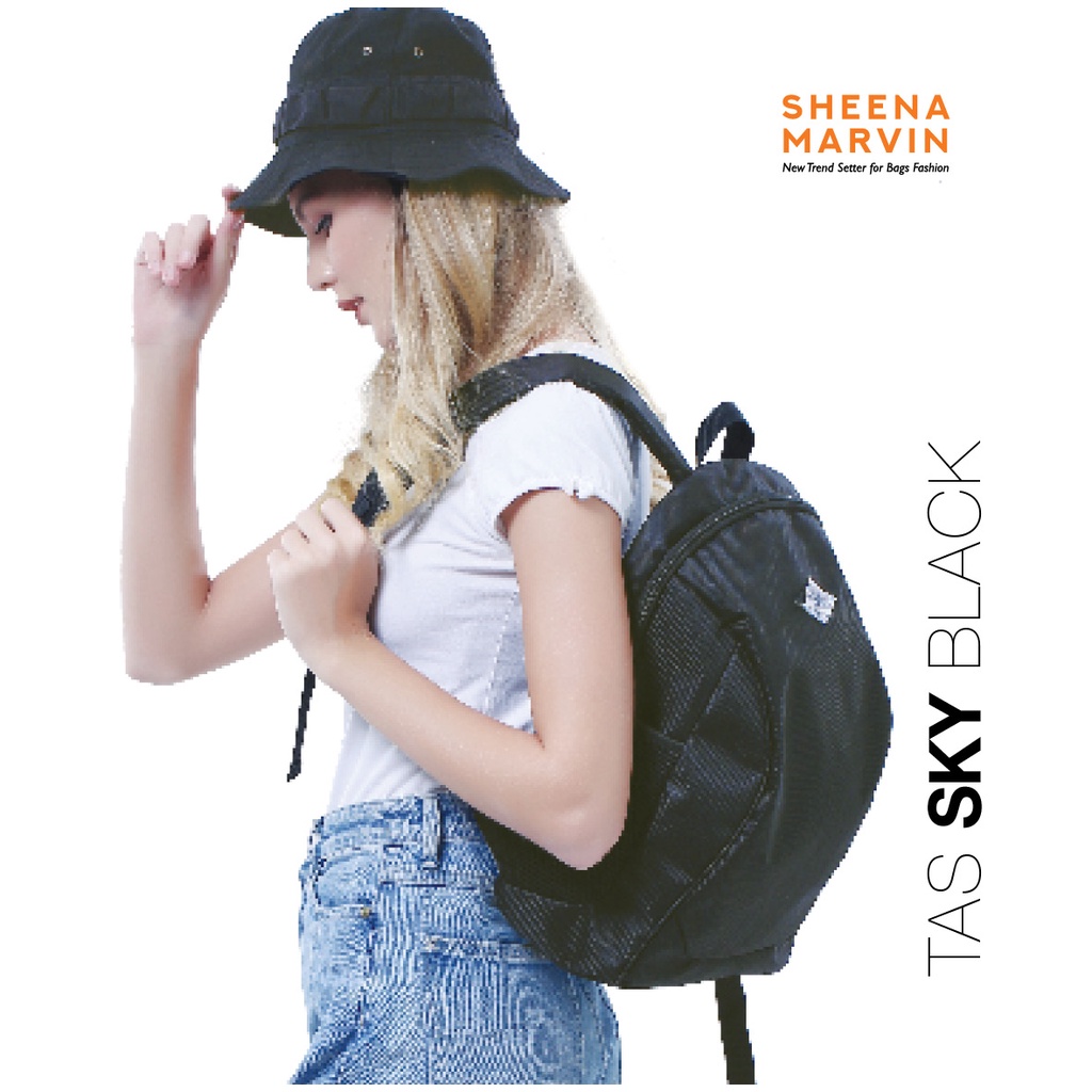 Sheena Marvin - Back Pack SKY BLACK