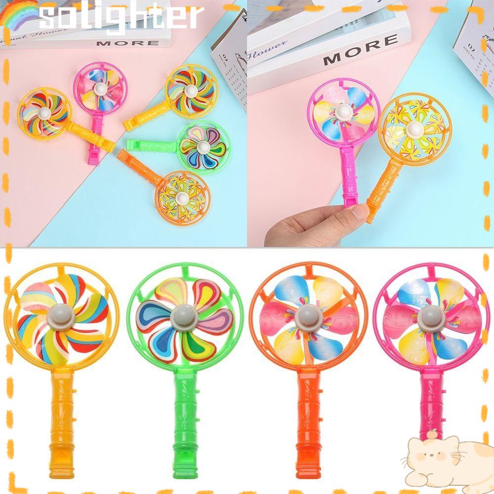 Solighter 20 Pcs Whistle Windmill Funny Trick Hadiah Anak Pesta Ulang Tahun Decor Prank Maker