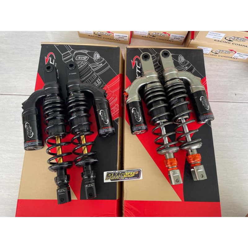 Shock Ktc racing evo pcx 160 ukuran 365mm original 100%