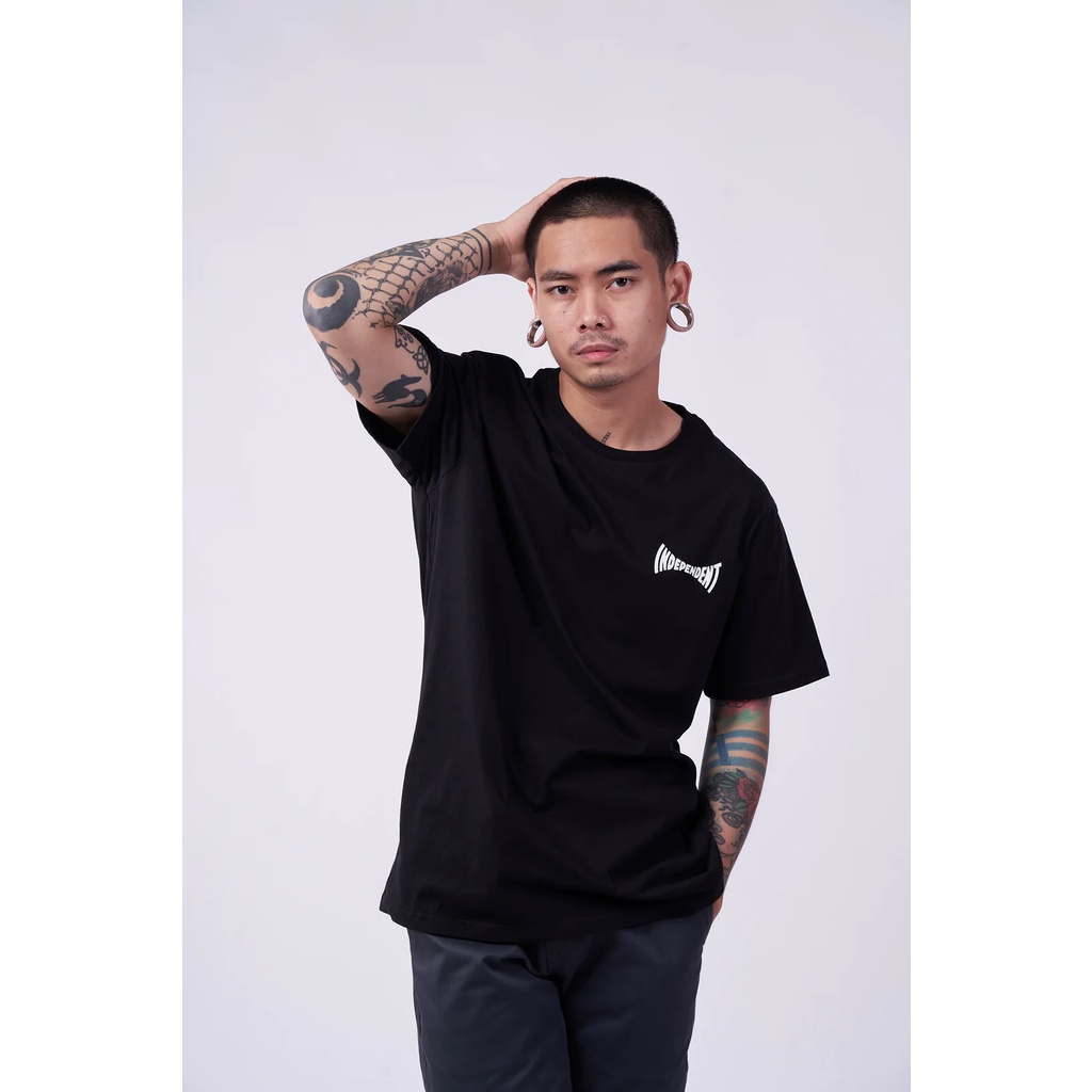 Independent Span Black Tee