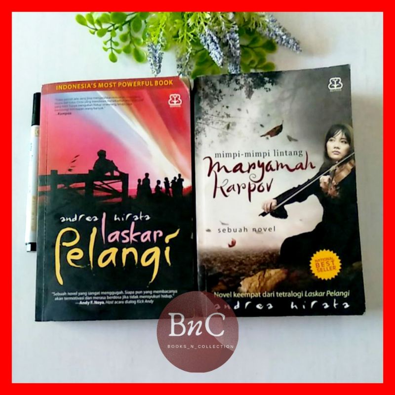 Novel Andrea Hirata preloved Original Bahasa Indonesia