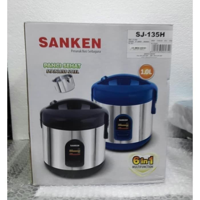 SANKEN Magic Com Stainless 1 Liter - Garansi Resmi