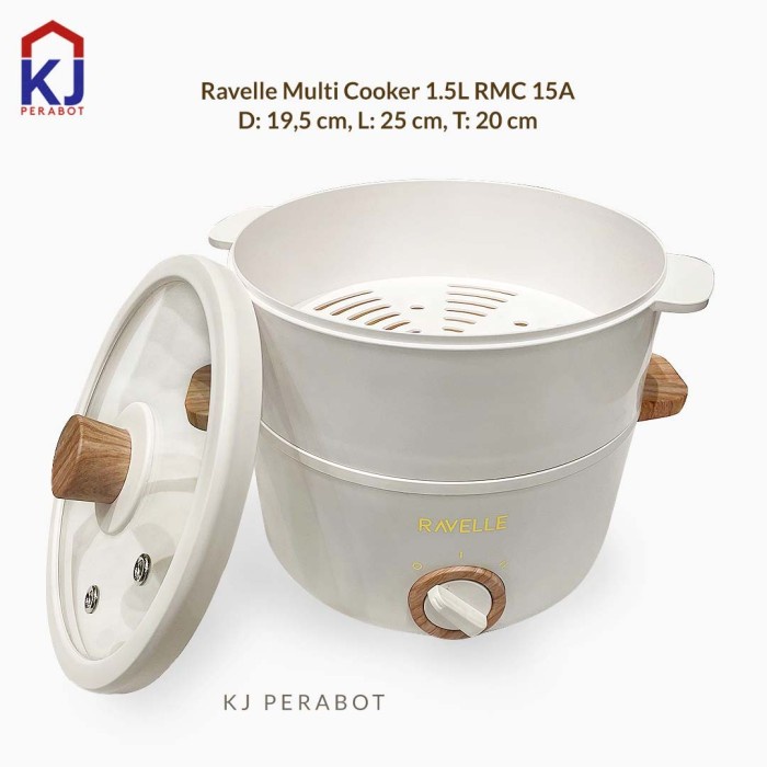 Ravelle Multi Cooker 1.5L Rmc 15A #Original
