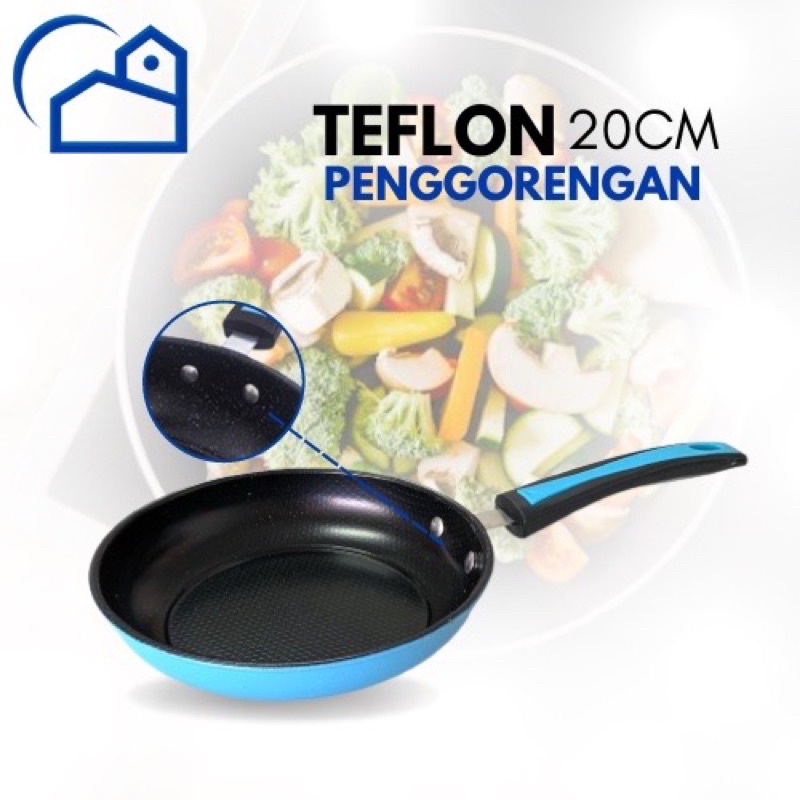 Fry Pan Gagang Wajan Warna Warni Penggorengan Varian Unik 18 / 20 / 22 / 24 CM Murah Tahan Awet Mudah Digunakan Simple Tanpa Minyak Menggoreng