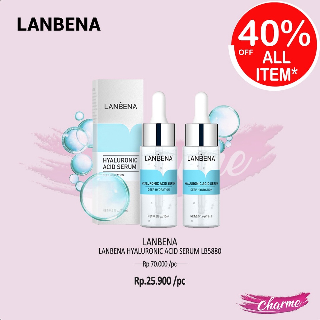 LANBENA HYALURONIC ACID FACIAL CLEANSER/CREAM/SERUM LB7341 5712 5880