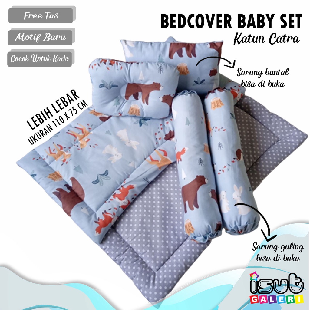 AMAZON BEDCOVER BABY BED SET MATRAS SARUNG BANTAL GULING BISA DILEPAS ISUTGALERI ISUT GALERI